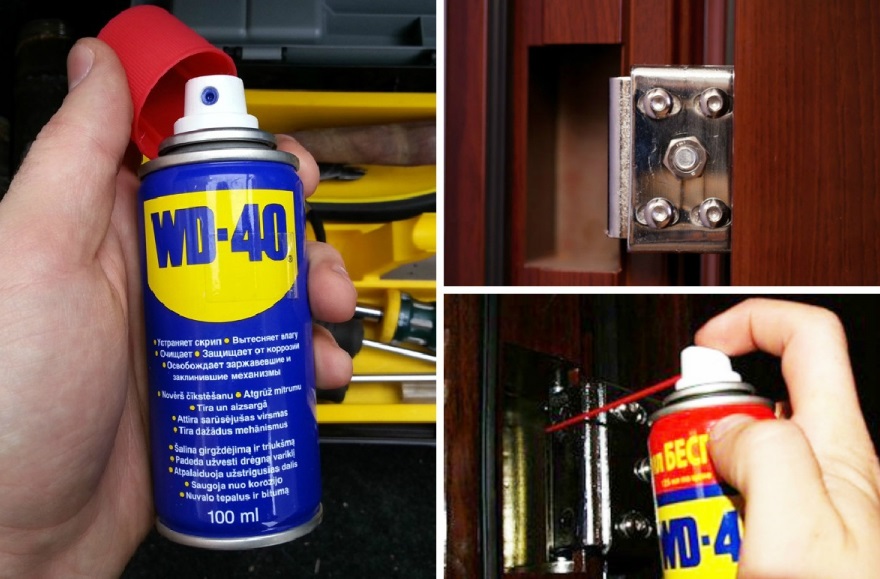 Использование жидкости WD-40